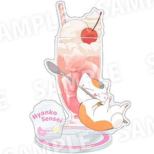 夏目友人帳 ニャンコ先生カラフルソーダver. アクリルスタンド ピーチ