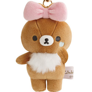 MV58701 リラックマ Makeup Rilakkuma ぶらさげぬいぐるみ チャイロイコグマ
