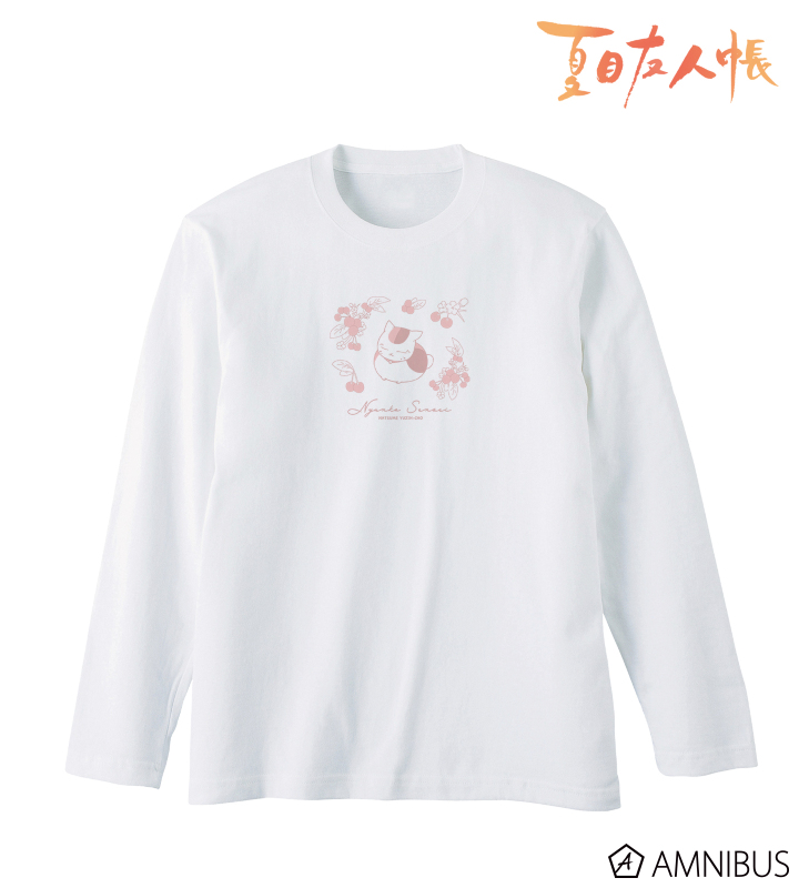 ニャンコ先生 ロングTシャツ サクランボ/ユニセックス