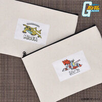 機動戦士ガンダム　ホワイトベース/ミデア　ゆる手書き風デザイン　ポーチ【2026年2月発送】