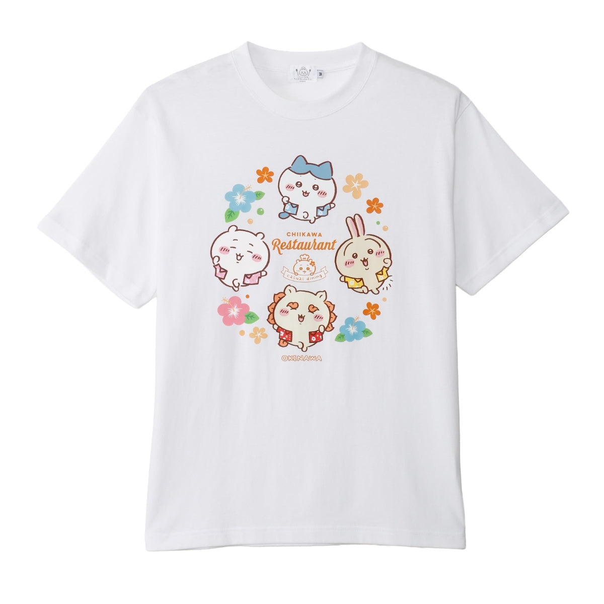 ちいかわレストラン Tシャツ OKINAWA ホワイト