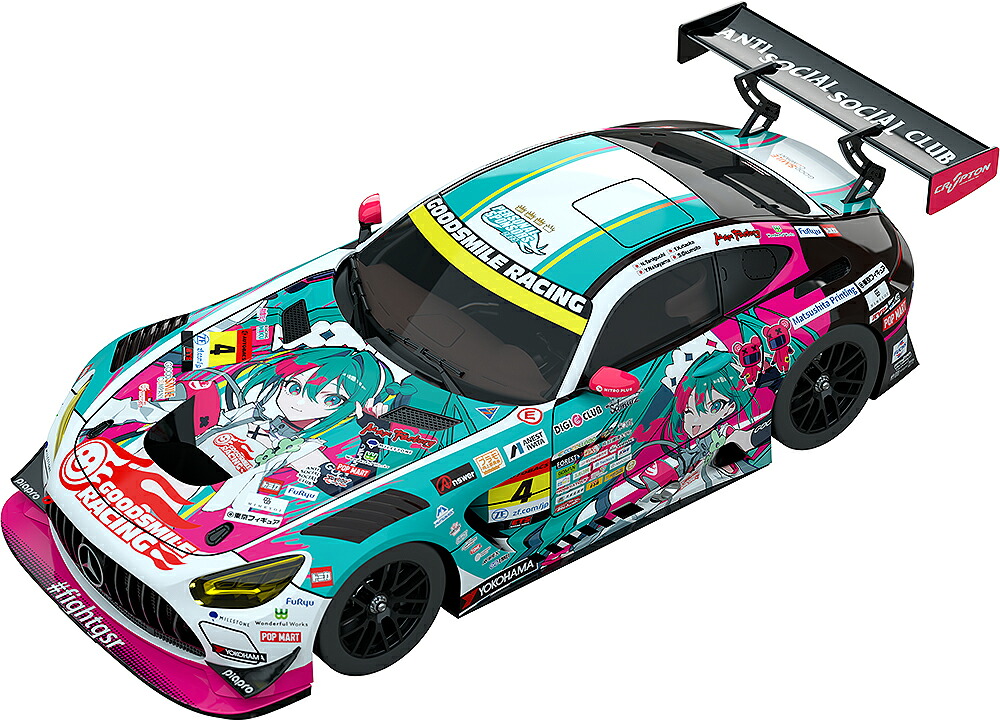 1/18 『初音ミク GTプロジェクト』 グッドスマイル 初音ミク AMG 2025 開幕戦Ver.【再販】 (塗装済み完成品ミニカー)
