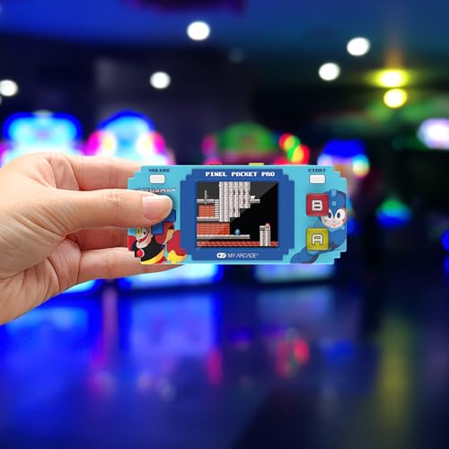 My Arcade メガマンピクセル:ライセンス取得済みのロックマンビデオゲーム、携帯用キーホルダー型アーケードゲーム