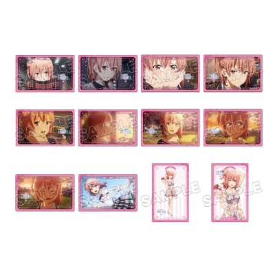 【グッズ-カード】やはり俺の青春ラブコメはまちがっている。完 トレーディングクリアカード(12柄)／結衣【再販】