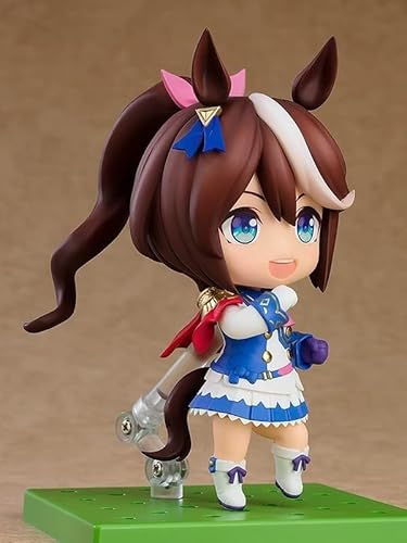 Qバージョンねんどろいど ウマ娘プリティーダービートウカイテイオーノンスケールプラスチック製塗装済みアクションフィギュア顔変更可能10cm/4インチ アニメモデルコレクションギフト