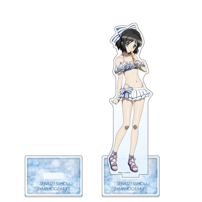 【グッズ-スタンドポップ】戦姫絶唱シンフォギアＸＶ 描き下ろし特大アクリルスタンド(未来/マリンセーラー水着)【再販】