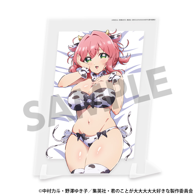君のことが大大大大大好きな100人の彼女_描き下ろしビジュアルアクリルプレート 花園羽香里 B