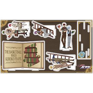 プレミアム アクリルジオラマプレート「黒子のバスケ」05/アンティークスーツver. 集合デザイン(描き下ろしイラスト)