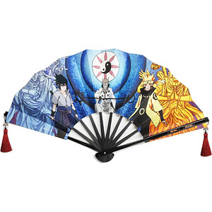 NARUTO-ナルト- 疾風伝 飾り扇子-京都製- 二つの魂