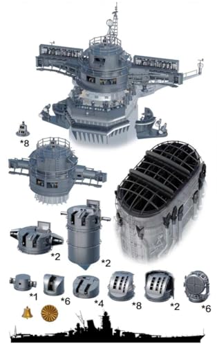 バンカースタジオ 1/700 日本海軍 戦艦 大和用ディテールアップセットA 1945年 天一号作戦 バリューパック (ピットロード用) プラモデル用パーツ BSTIJN70100A