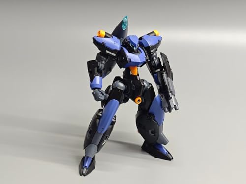 LEBOO 酋長大陸 1/144 超動騎兵 フランツ・アルファ 黒と青の配色 色分け済みプラモデル 組み立てキット