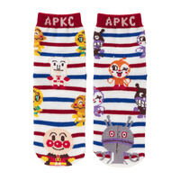 ちびちび柄クルーソックス