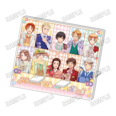 【グッズ-スタンドポップ】アニメ「ヘタリア World★Stars」 描き下ろしアクリルマルチスタンド【フラワーパレードver.】【再販】