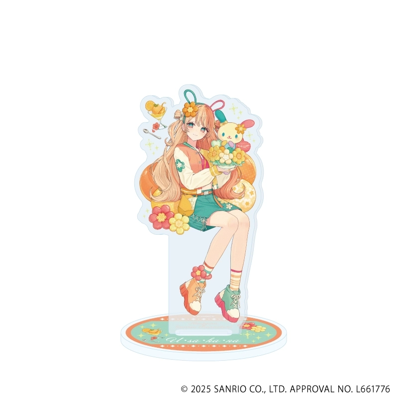 【予約2025年10月】アクリルスタンド「赤倉×サンリオキャラクターズ」50/ウサハナ(コラボイラスト) A3