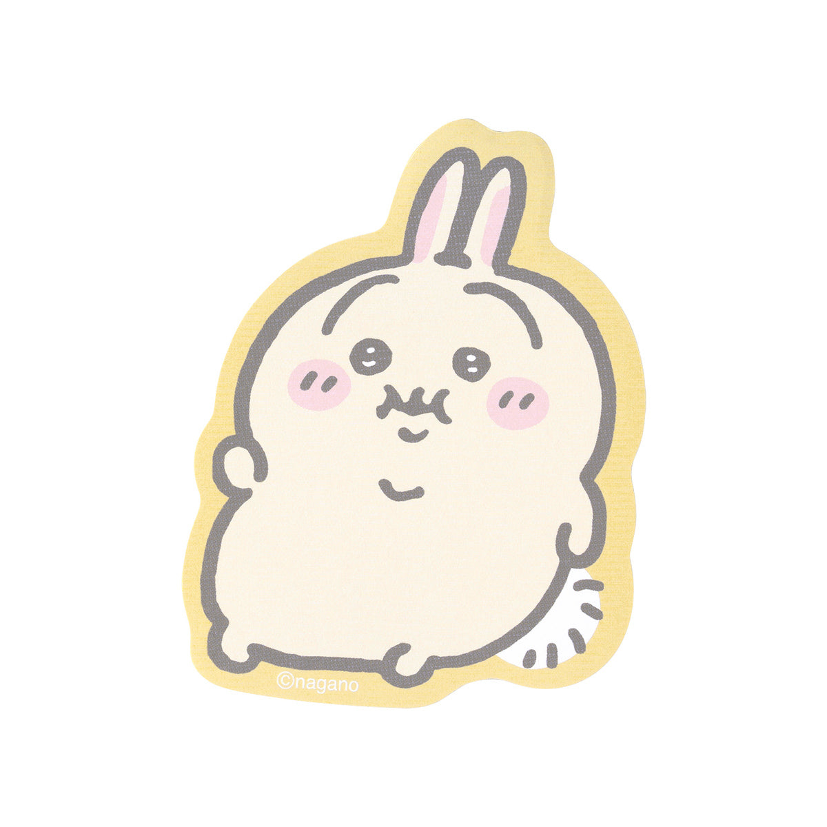 ちいかわ ぼっちゃりダイカットふせん(うさぎ)