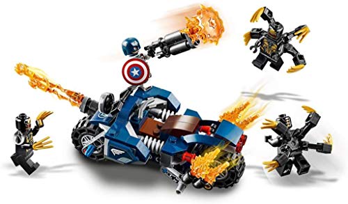 レゴ(LEGO) スーパー・ヒーローズ キャプテン・アメリカ:アウトライダーの攻撃 76123 ブロック おもちゃ 男の子