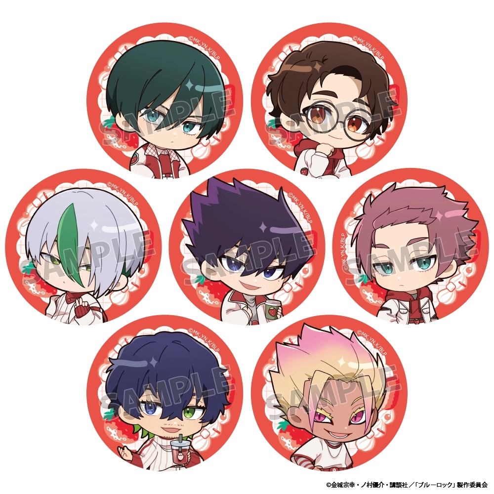【予約2026年02月】ブルーロック トレーディング缶バッジ （すとろべりーくりーむ/ver.B） 7パック入りBOX Parflette