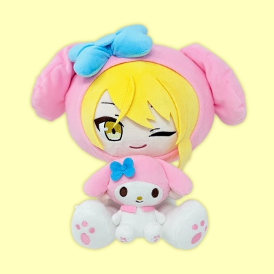 【グッズ(音楽)】ぬいぐるみ 浦島坂田船×サンリオキャラクターズ　ぬいぐるみ　センラ×マイメロディ