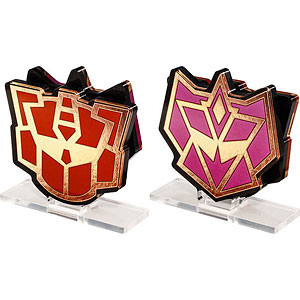 トランスフォーマー G2サイバトロン＆デストロン エンブレムアクリルスタンドセット