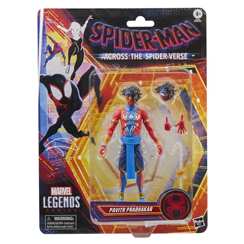 ハズブロ(HASBRO)MARVEL マーベルレジェンド・シリーズ パヴィトル・プラパカール、スパイダーマン:アクロス・ザ・スパイダーバース コレクタブル 15 cmアクションフィギュア F9172 正規品