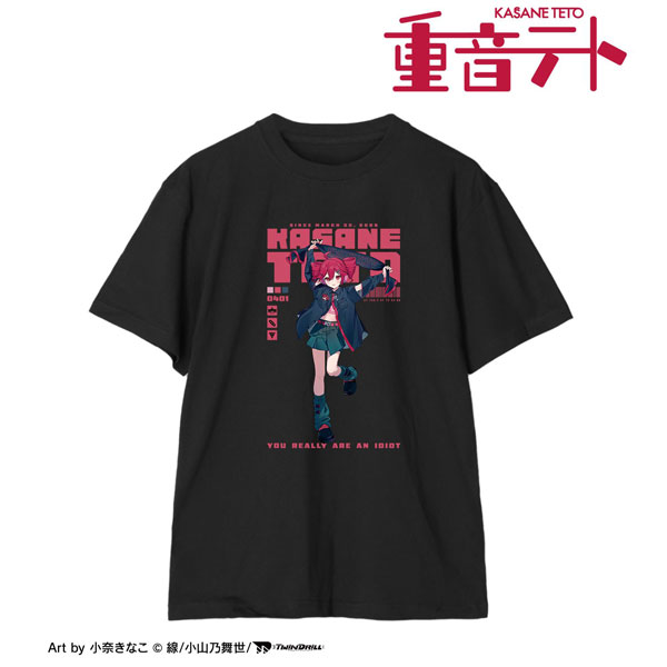 重音テト 描き下ろし モチーフジャケットver. Art by 小奈きなこ Tシャツ ユニセックス XL