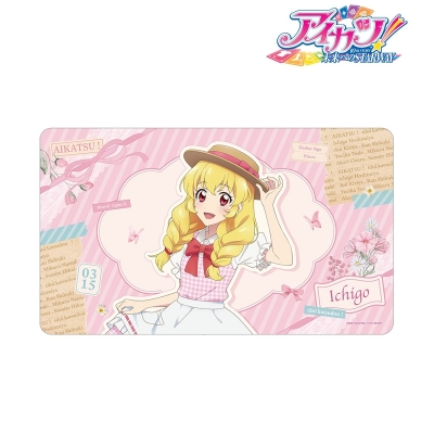 【グッズ-デスクマット】アイカツ！ 10th STORY ～未来へのSTARWAY～ 描き下ろし 星宮いちご カントリーワンピースver. マルチデスクマット【再販】