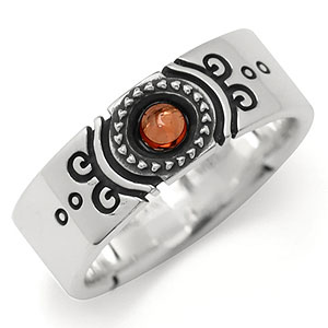 魔法少女まどか☆マギカ 佐倉杏子 ソウルジェムシルバーリング リニューアルVer./7号