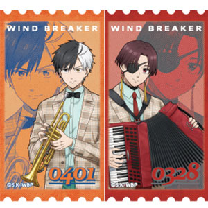 TVアニメ『WIND BREAKER』 トレーディング切手風ステッカー ゆうえんちver.(コンプリートセット) 7個入りBOX