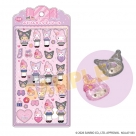 【グッズ-シール】マイメロディ・クロミ・ハローキティ ぷくりんキャンディシール (マイメロディ・クロミ)