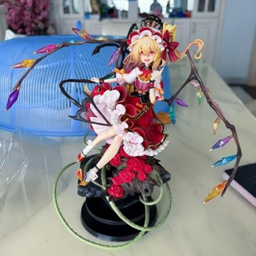 フランドール・スカーレット フィギュア 約25cm PVC製 塗装済み完成品 ディスプレイモデル コレクション ドール ギフト向け