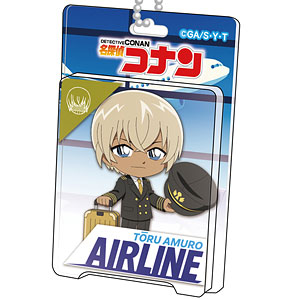 名探偵コナン ブリスターパッケージ風アクリルボールチェーン エアラインコレクション 安室透