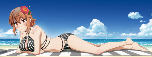 やはり俺の青春ラブコメはまちがっている。完 描き下ろし ベンチシートクッション 由比ヶ浜母(水着Ver.)