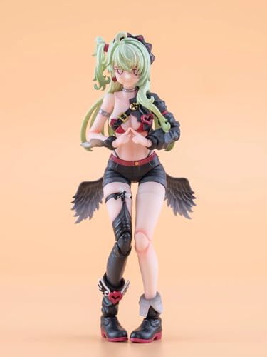 LEBOO 次元具象 1/12 魔音天使 星川ネコ 可動フィギュア 完成品 塗装済 緑髪バージョン