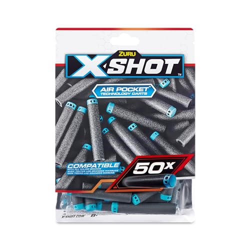 ZURU XSHOT Excel 50PK Refill Darts エックスショット エクセル ダーツリフィル 50本 ブラスター玩具 的当て スポンジダーツ 36588 正規品 (× 2)