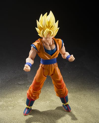 TAMASHII NATIONS S.H.フィギュアーツ ドラゴンボールZ 超サイヤ人孫悟空〈決戦の幕開け〉 約145mm PVC&ABS製 塗装済み可動フィギュア