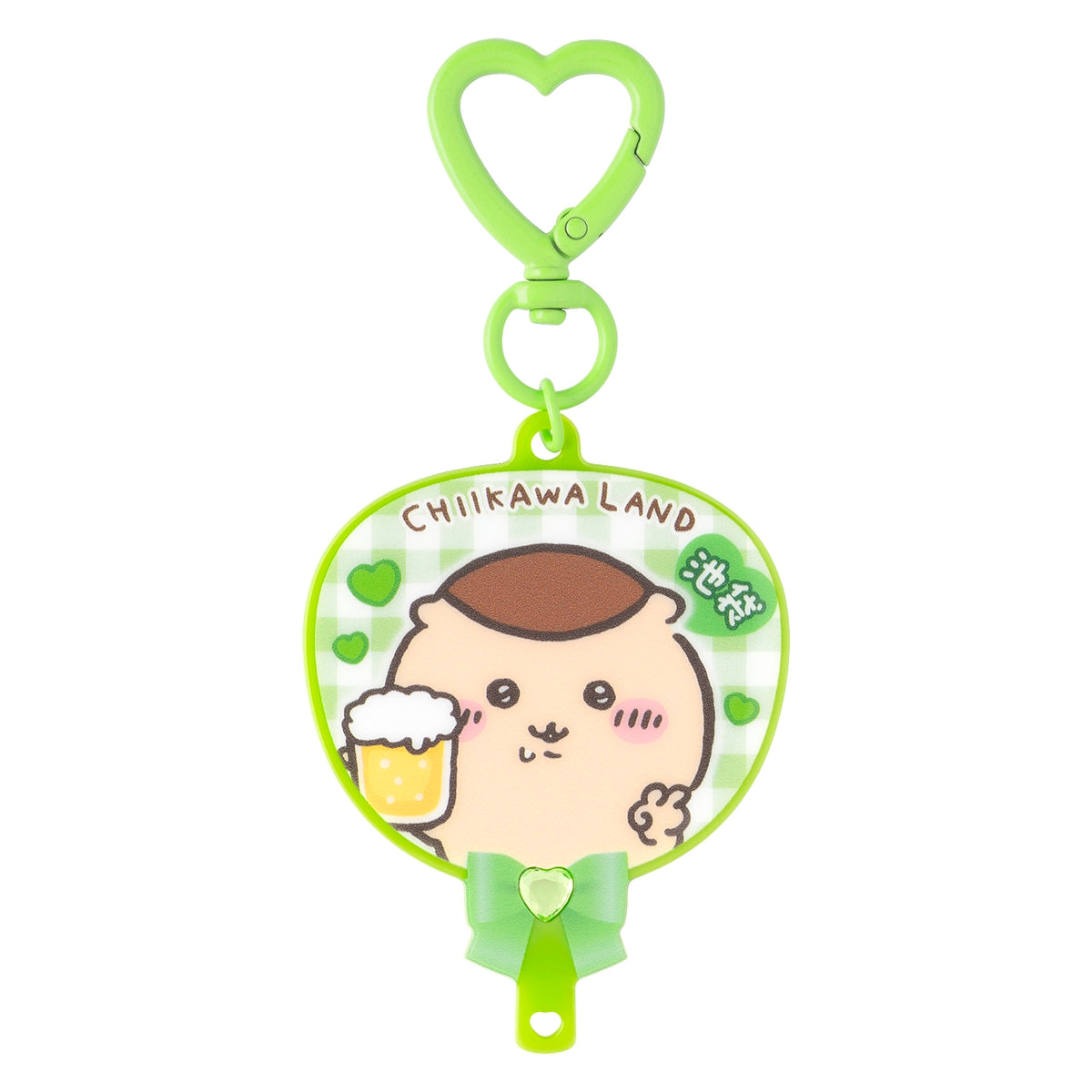 ちいかわ Go!IKEBUKURO うちわ型アクリルキーホルダー(くりまんじゅう)