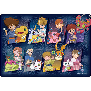 キャラクリアケース「デジモンアドベンチャー」03/集合デザイン 浴衣ver.(描き下ろしイラスト)