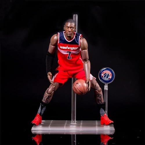 バスケットボール選手 オールスター 史上 最強 伝説の選手 人気 バスケットボールスター スーパースター 1/9 22cm フィギュア デラックス バージョン レブロン・ジェームズ ジェームス・ハーデン リアル 塗装済み 関節可動 彼氏 男の子 誕生日 プレゼント ファン向け コレクション (2番号 ジョン・ウォール)