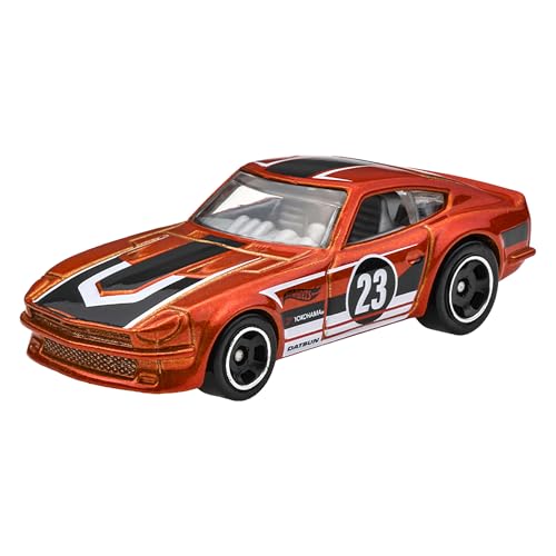 ホットウィール(Hot Wheels) ベーシックカー ダットサン 240Z 乗り物おもちゃ ミニカー 3歳から オレンジ JMX36