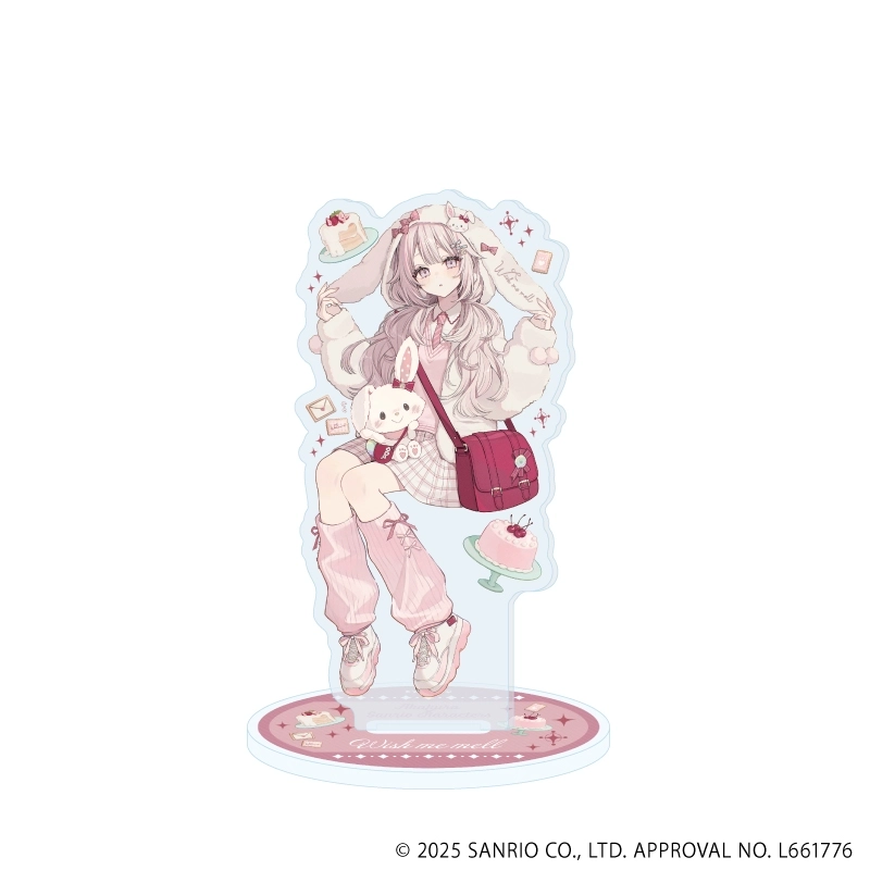 【予約2025年10月】アクリルスタンド「赤倉×サンリオキャラクターズ」52/ウィッシュミーメル(コラボイラスト) A3