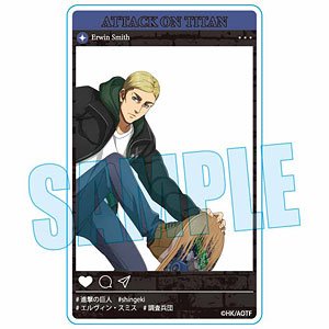 アクリルカード 進撃の巨人 エルヴィン・スミス スケーターver.