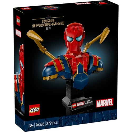 レゴ(LEGO) マーベル アイアン・スパイダーマン バスト おもちゃ 玩具 誕生日 プレゼント ブロック 男性 女性 マーベル グッズ フィギュア 対戦 ロボット 76326