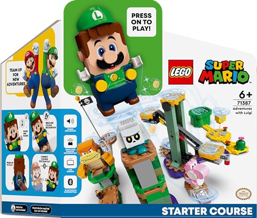 レゴ (LEGO) スーパーマリオ おもちゃ レゴ(R)ルイージ(TM) と ぼうけんのはじまり 〜 スターターセット ルイージ 男の子 女の子 マリオ 子供 グッズ フィギュア ゲーム 玩具 知育玩具 誕生日 プレゼント ギフト レゴブロック 71387 6歳 ~