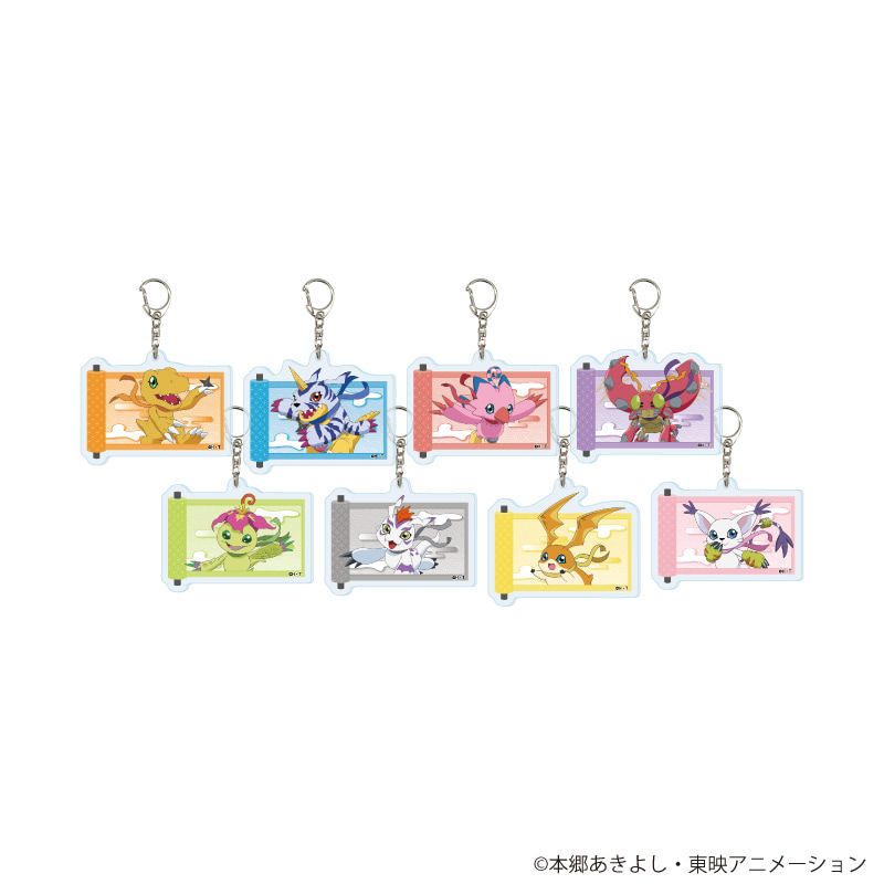 アクリルキーホルダー「デジモンアドベンチャー」16/忍者ver. ブラインド(8種)(描き下ろしイラスト)
