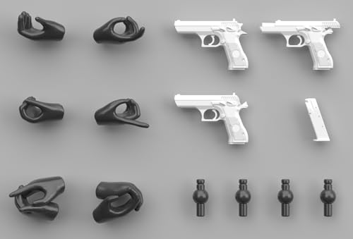 トミーテック リトルアーモリー LA-OP24 メガミデバイス用銃の持ち手2 ブラック プラモデル用パーツ 334835