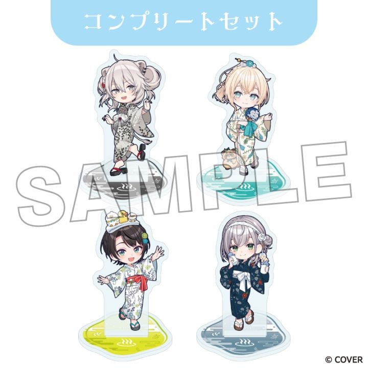 「1月中旬頃以降発送」ホロライブ トレーディングアクリルスタンド 〜ふためぐり〜(ミニキャラver.)コンプリートセット