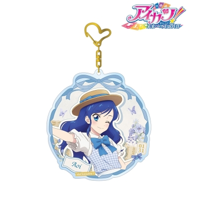【グッズ-キーホルダー】アイカツ！ 10th STORY ～未来へのSTARWAY～ 描き下ろし 霧矢あおい カントリーワンピースver. BIGアクリルキーホルダー【再販】