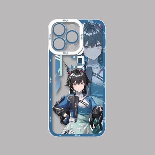 アークナイツ：エンドフィールド スマホケース iPhone17適用ケース 業の管理人 ペリカ チェン・センユー イヴォンヌ TPU 軟殻 保護電話カバー iPhone12/13/14/15/16/17適用カバー 多機種対応 (色-2,iPhone13Pro適用ケース) [並行輸入品]