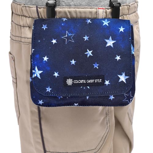 COLORFUL CANDY STYLE 【ラージタイプ】移動ポケット・付けポケット 撥水・軽量タイプ 男の子 クリップ ポケットポーチ ラージ 小学生 スターリングシルバー NN602810