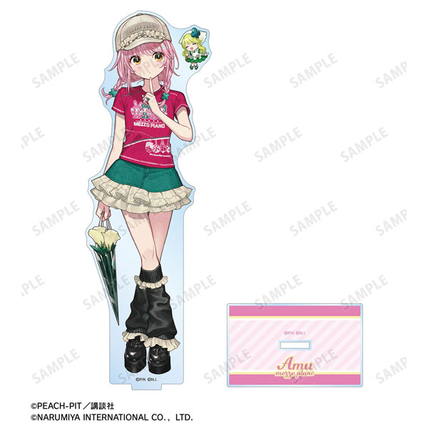 しゅごキャラ! ナルミヤキャラクターズコラボ チェリ子さんイラスト 日奈森あむ mezzo piano BIGアクリルスタンド